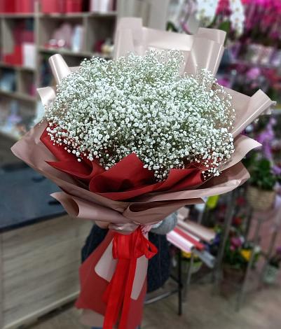 Букет цветов из: Гипсофила в Цибино