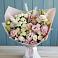 Букет цветов из: Альстромерии и Розы в Цибино