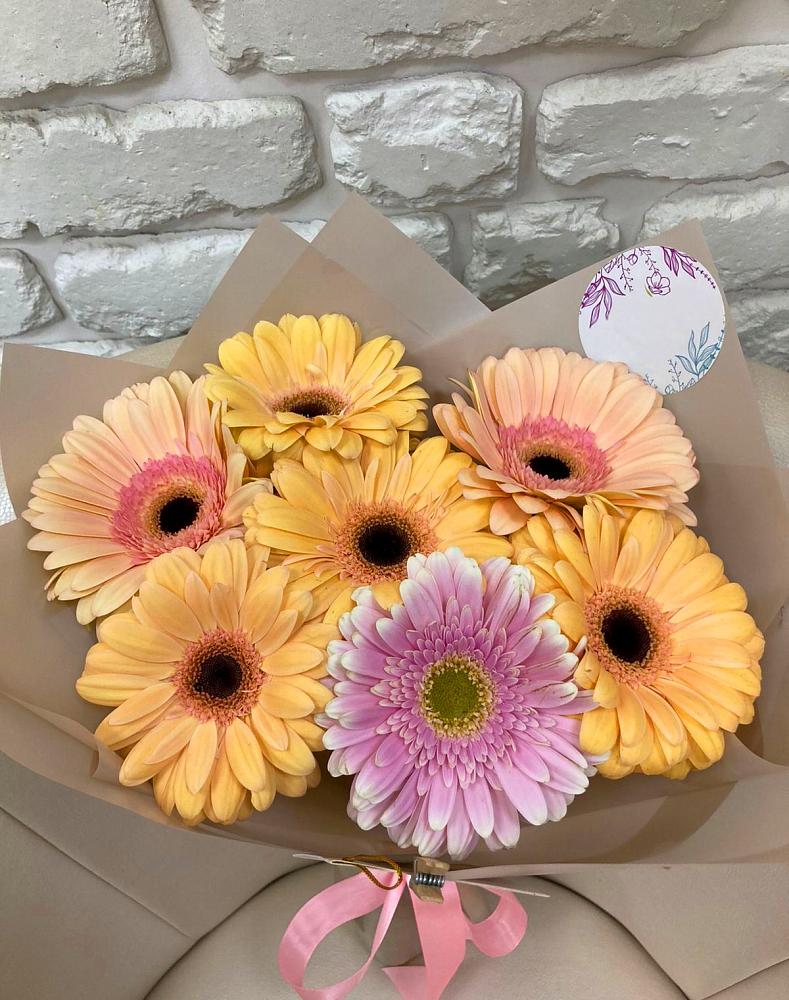 Букет цветов из: Герберы в Цибино