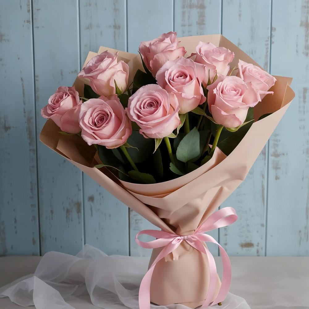 Букет цветов из: Розы в Цибино