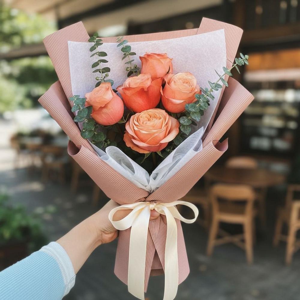 Букет цветов из: Розы в Цибино