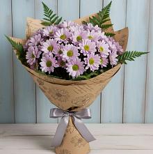 Букет цветов из:  Хризантемы в Цибино