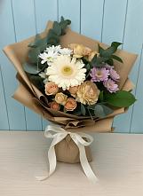 Букет цветов из:  Герберы и Хризантемы #REPLACE_PRED# Цибино