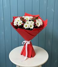 Букет цветов из:  Хризантемы в Цибино
