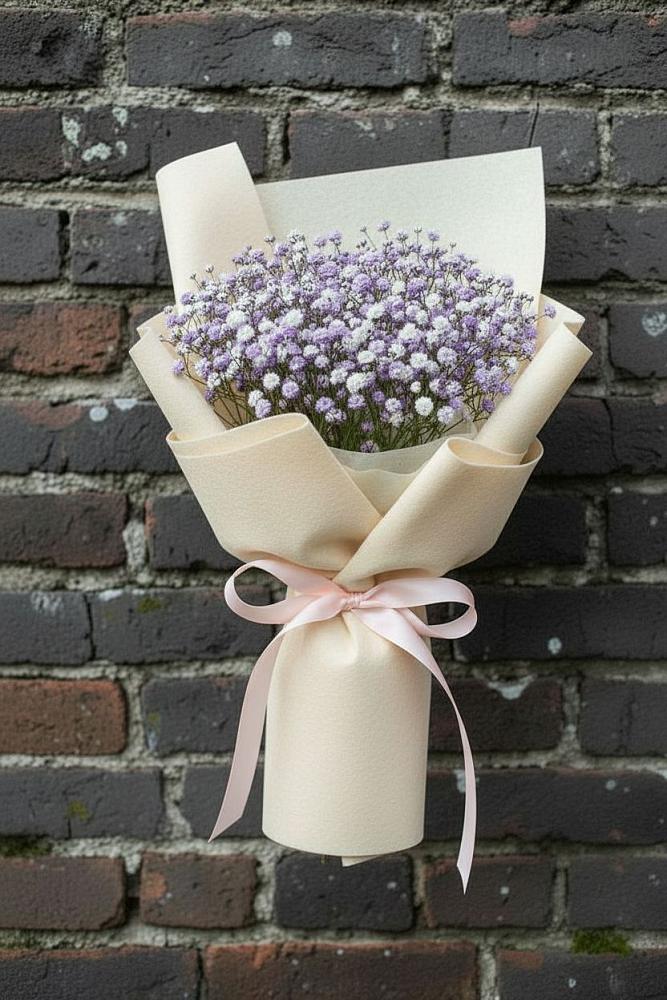 Букет цветов из: Гипсофила в Цибино