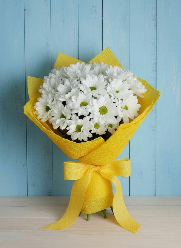 Букет цветов из: Хризантемы в Цибино