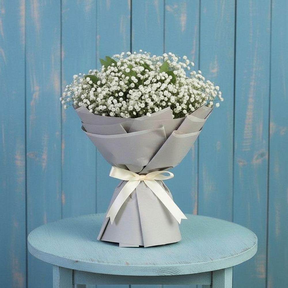 Букет цветов из: Гипсофила в Цибино