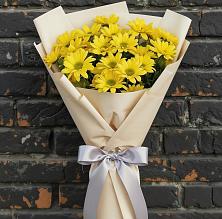Букет цветов из:  Хризантемы в Цибино