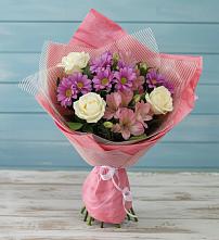 Букет цветов из:  Герберы в Цибино