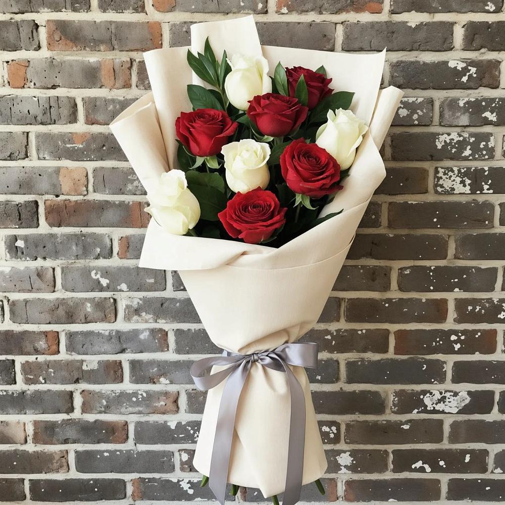 Букет цветов из: Розы в Цибино