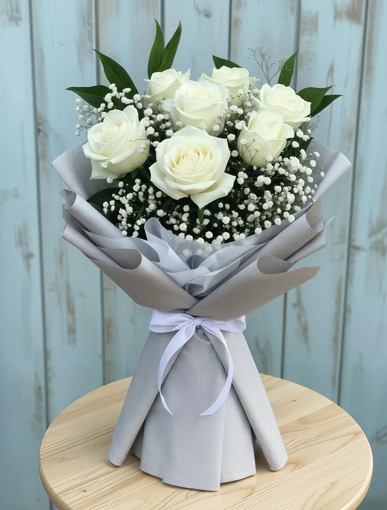 Букет цветов из: Розы в Цибино