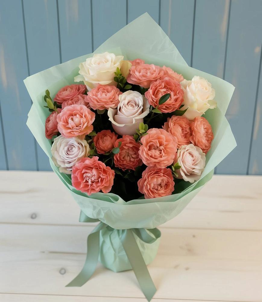 Букет цветов из: Розы в Цибино