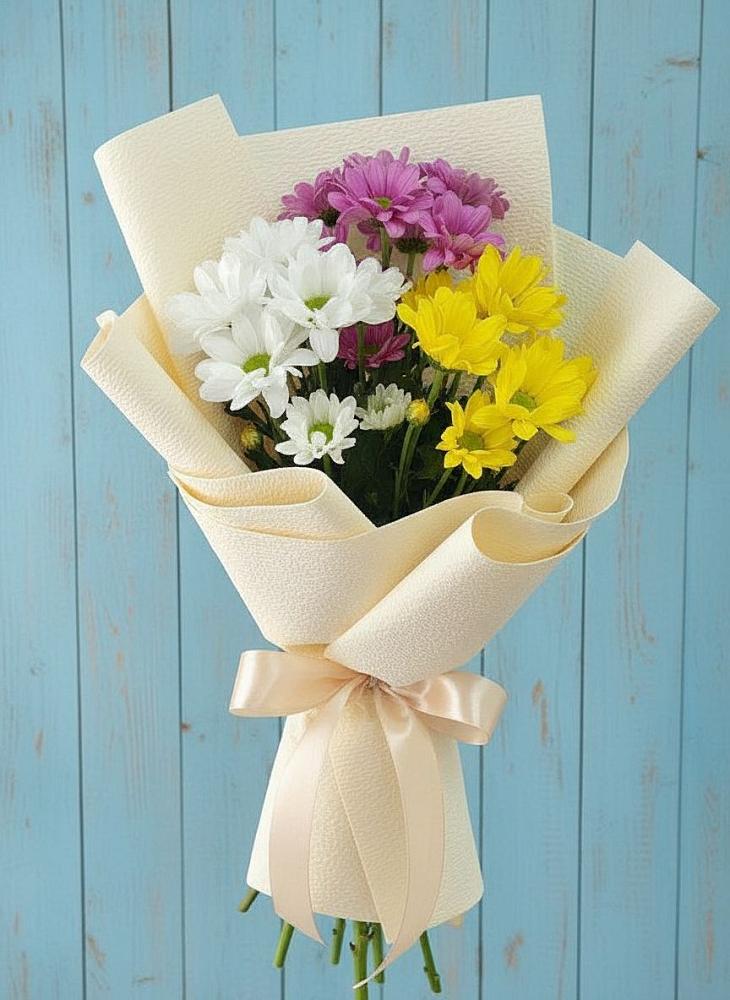 Букет цветов из: Хризантемы в Цибино