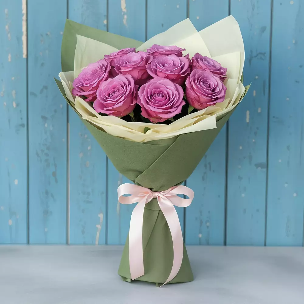 Букет Розы Фёрст Леди в Цибино