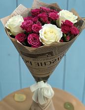 Букет цветов из:  Розы #REPLACE_PRED# Цибино